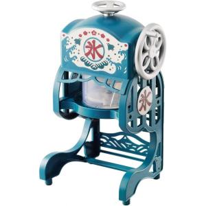 【在庫限り・即納】ドウシシャ 電動本格ふわふわかき氷器 DCSP-20　刃の高さ調節ねじ機能 本格ふわふわ食感 専用製氷カップ2個付き