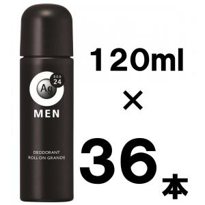 【まとめ買い】ファイントゥデイ エージーデオ２４メン　メンズデオドラントロールオン　グランデ　無香性 120ml×36本