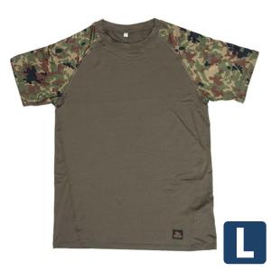 ストームクロス  半袖クルーネックシャツ陸自迷彩 Lサイズ 40710-CA Tシャツ ミリタリー 自衛隊 カモフラ