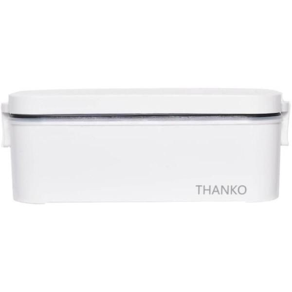【在庫有・即納】THANKO サンコー おひとりさま用超高速弁当箱炊飯器 ホワイト RCKDSGSW...