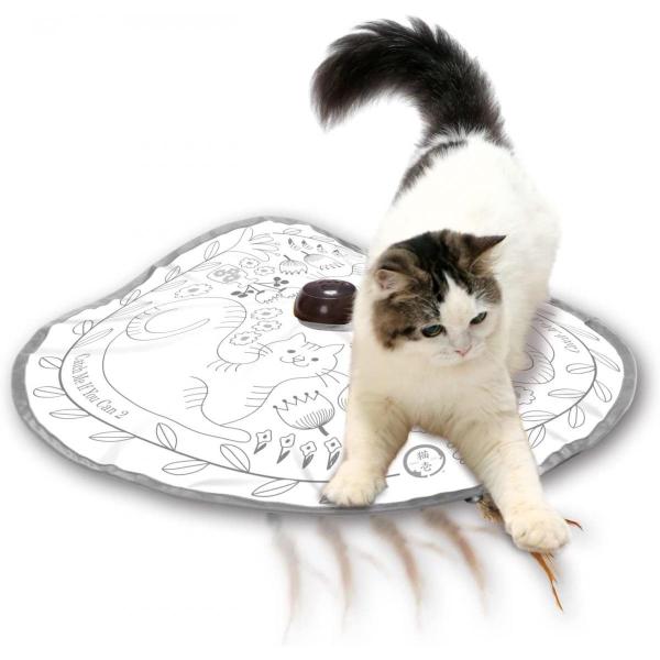 猫壱 necoichi キャッチ・ミー・イフ・ユー・キャン2  猫のお庭 猫用 電動おもちゃ 猫じゃ...