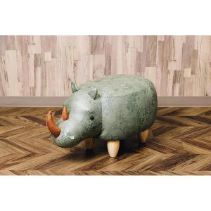 アニマルモチーフノスツールリノ EF-ST10KH カーキ スツール