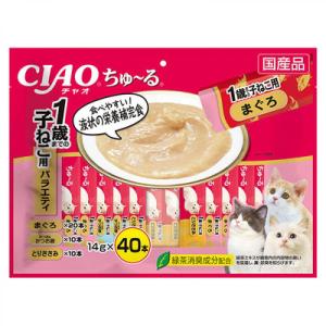 INABA ちゅ〜る 猫 おやつ CIAO 1歳までの子猫用バラエティ 14g