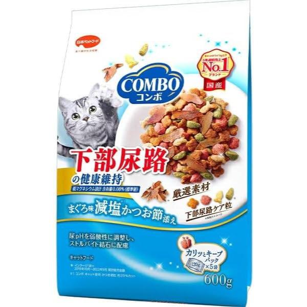 COMBO コンボ キャット 猫下部尿路の健康維持 600g (120g×5袋入)　キャットフード ...