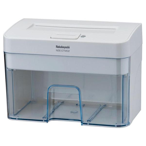 【在庫有・即納】ナカバヤシ パーソナルシュレッダー デスクトップ ライトグレー NSE-DTM02L...