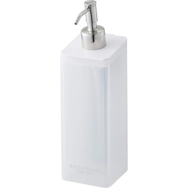 山崎実業 マグネットツーウェイディスペンサー ボディソープ ホワイト ミスト ポンプ ディスペンサー...