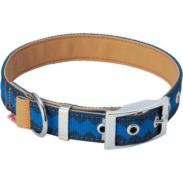 ペティオ Petio 首輪 ベーシックプラス ロンバスカラー ブルー 小型犬用 S サイズ 首回り:...