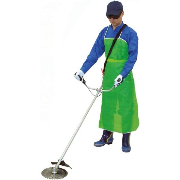 高儀 斬丸 草刈用 ワンタッチメッシュエプロン 除草 草刈り 作業 メッシュ エプロン 通気性 ポケ...