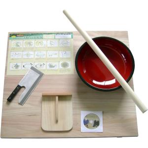 星野工業 爆買 そば道具 本格蕎麦打ち5点セット DVD付き