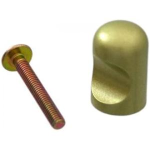 ハイロジック キャノンツマミ 直径15mm 17776 サテンゴールド 1個入 HILOGIK 裏ビス止 取っ手 つまみ