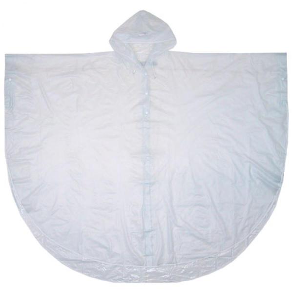 カジメイク 女性用 サイクルパールポンチョ ホワイト 1241 フリーサイズ 雨具 合羽 かっぱ ポ...