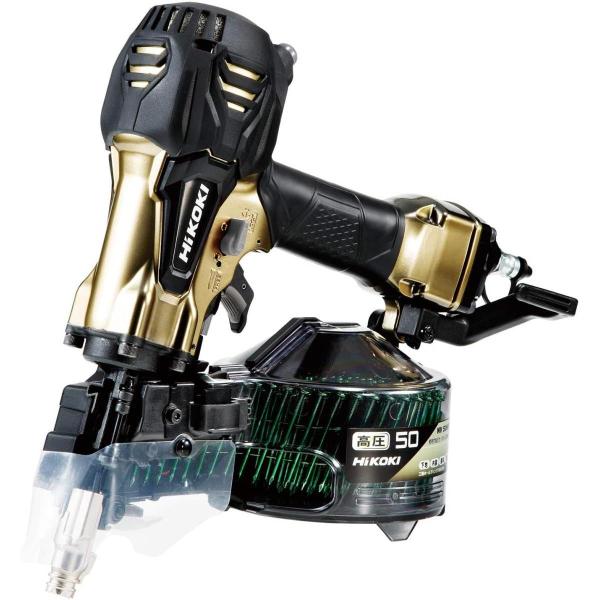 HiKOKI(ハイコーキ) 旧日立工機 高圧ロール釘打機 パワー切替機構・エアダスタ付 NV50HR...