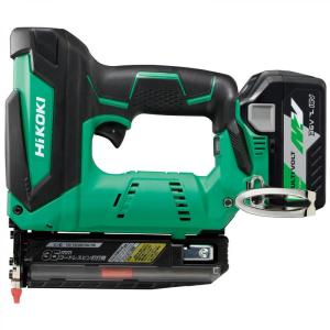 HiKOKI(ハイコーキ) 旧日立工機 18V/14.4V コードレスピン釘打機 NP18DSAL(LXPK) マルチボルトリチウムイオン電池・急速充電器・ケース付き
