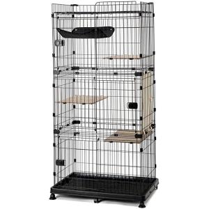 アイリスオーヤマ キャットランドケージ スリム PCLC-703 ダーク