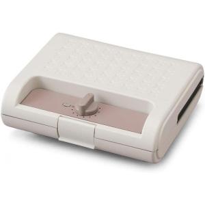 【在庫有・即納】  アイリスオーヤマ ホットサンドメーカー ワッフル ホットサンド 焼き型2種 耳まで焼ける 電気 ワイド ダブル 2枚 IMS-902-W ホワイト