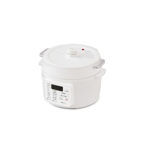 アイリスオーヤマ PC-MA3-W ホワイト 電気圧力鍋 圧力鍋 3L 3~4人用 低温調理可能 卓...