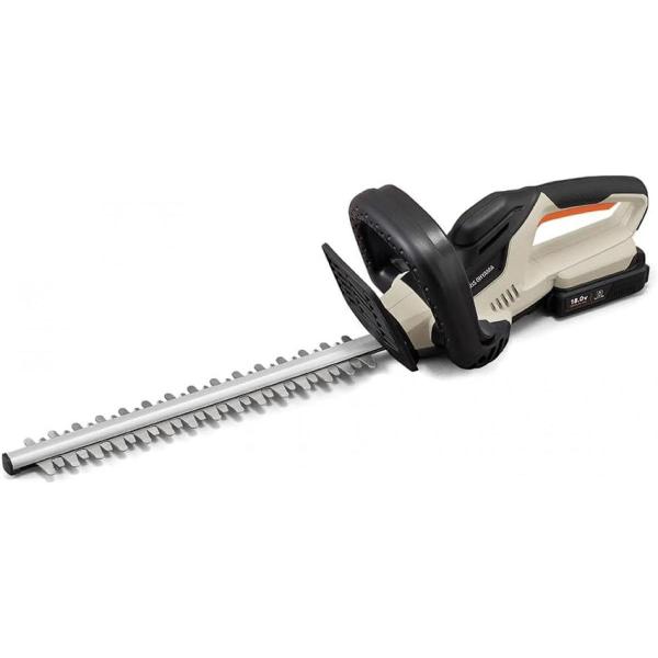 アイリスオーヤマ JHT350TC 充電式ヘッジトリマー 18V サンドベージュ 庭作業 剪定 刈り...