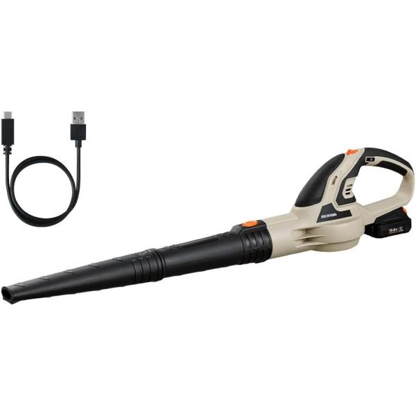 アイリスオーヤマ JB54010TC 充電式ブロワ 10.8V サンドベージュ ロングノズル コード...