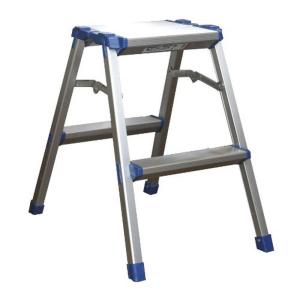 ALINCO　 アルミ製 軽量　踏台 3段 CCA-80KL　天板高さ79cm 　脚立　台　ハシゴ　 室内掃除 DIY 最大使用質量100kg　アルインコ　1005ZS ALINCO ALINCO（アルインコ） 【在庫有・即納】足場台 洗車台 踏み台 踏台