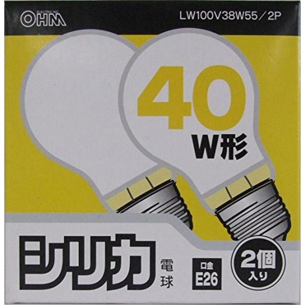 シリカ電球LW100V38W55/2P LW100V38W55/2P