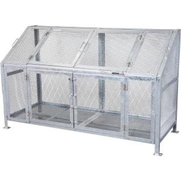 【I】【代引不可】グリーンライフ メッシュごみ収集庫(組立式） KDB-1800N W1850×D7...