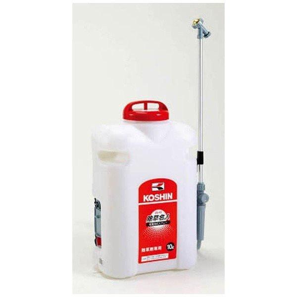 工進(KOSHIN) 背負い式 乾電池 除草 スプレー タンク 10L 除草名人 JS-10 単一 ...