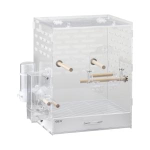 未使用新品 GEX ハリネズミ・デグー用・ アクリルルーム510Low GEX]クリアでよく見えるハリネズミ・デグー用アクリル製ケージ