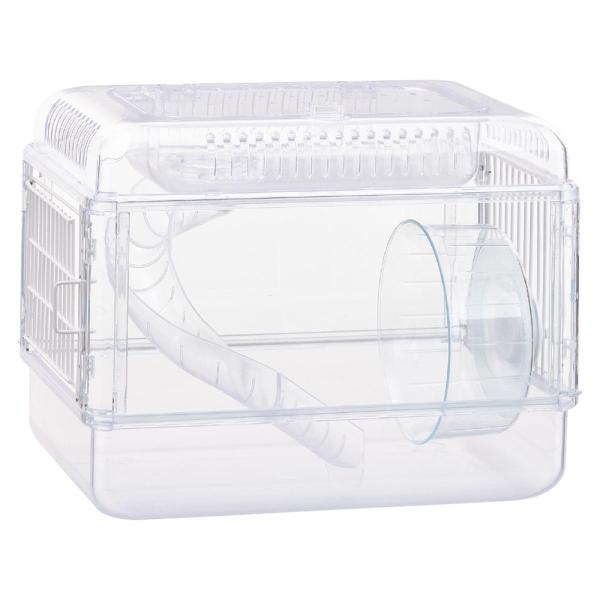 GEX(ジェックス) クリアフロント30 クリスタル　ドワーフハムスター用 ケージ クリア ガラス ...