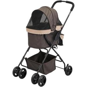 リッチェル ペットカート ミニモ グレー ( 1台 )/ リッチェル(ペット