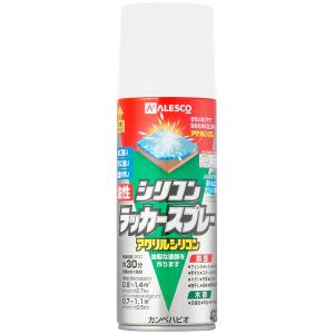【在庫有・即納】カンペハピオ(Kanpe Hapio) 木部鉄部用  油性シリコンラッカースプレー ホワイト 420ml　アクリルシリコン 白｜ダイユーエイト.com ヤフー店