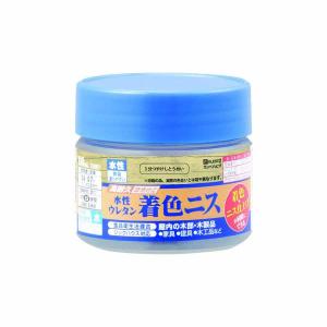 カンペハピオ 水性ウレタン着色ニス 100ml 3分つやとうめい 高耐久 木部用 高性能ウレタン樹脂塗料 ツヤ仕上げ