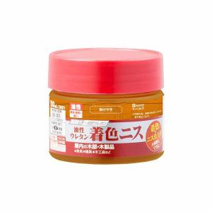 カンペハピオ 油性ウレタン着色ニス 100ml 新けやき 高耐久 木部用 高性能ウレタン樹脂塗料 ツヤ仕上げ