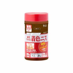 カンペハピオ 油性ウレタン着色ニス 300ml 新チーク 高耐久 木部用 高性能ウレタン樹脂塗料 ツヤ仕上げ
