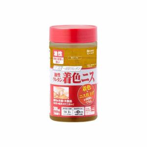 カンペハピオ 油性ウレタン着色ニス 300ml 新メープル 高耐久 木部用 高性能ウレタン樹脂塗料 ツヤ仕上げ