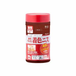 カンペハピオ 油性ウレタン着色ニス 300ml 新マホガニー 高耐久 木部用 高性能ウレタン樹脂塗料 ツヤ仕上げ