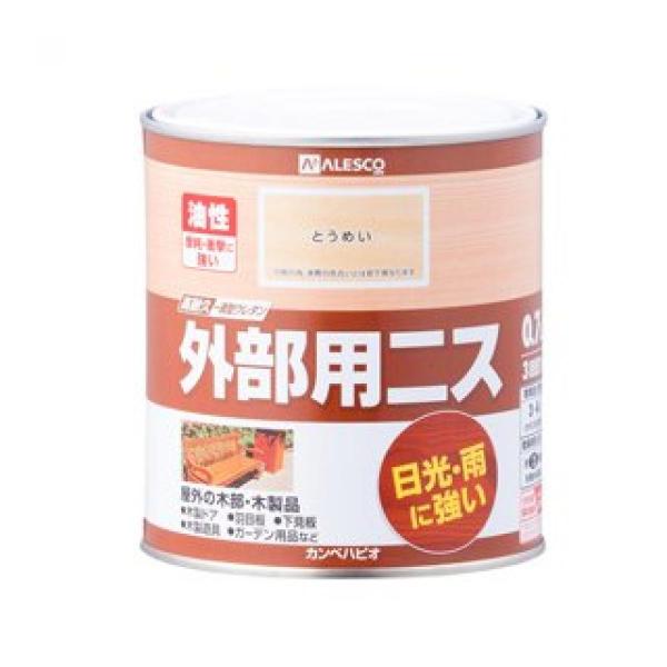カンペハピオ(Kanpe Hapio) 油性外部用ニス 0.7L とうめい　高耐久 木部用 一液型ウ...