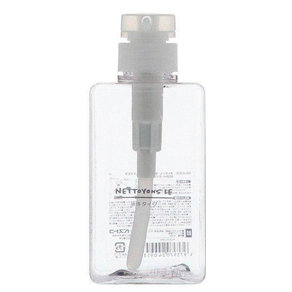 ベストコ ディスペンサー クリア 450ml ネトヨン・レ スクエア ボトル ND-4335 液体 ...