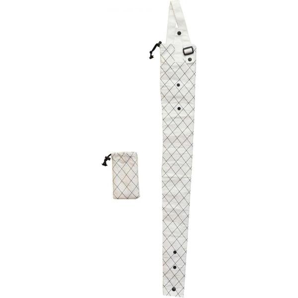 ベストコ 傘カバー プレイドホワイト 長さ82.5cm 長傘 折りたたみ傘対応 車内 通勤 通学 雨...