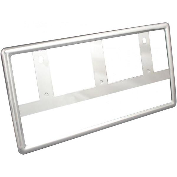 槌屋ヤック REFINED FRAME メッキ PF275 ナンバーフレーム クロームメッキ スッキ...