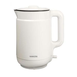 電気ケトル 1.5L ホワイト 山善 YKP-1512
