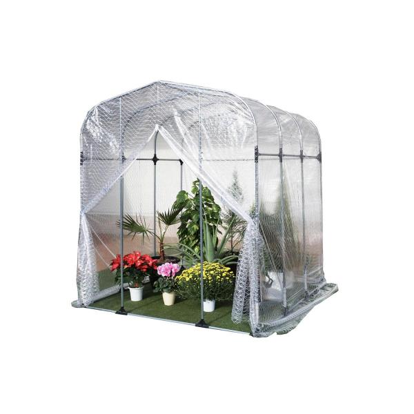 南栄工業 温室 グリーンハウス NH-10 本体一式 1坪 組立式 鉢植え 花 観葉植物 保護 温室...