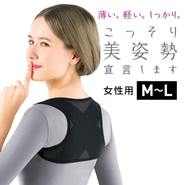 La-VIE こっそり美姿勢宣言します Ｍ−Ｌ 3B-3399 フィットネス トレーニング 健康器具...