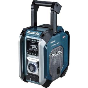 マキタ Makita 充電式ラジオ 青 40Vmax 本体のみ／バッテリ・充電器別売 MR005GZ マイク使用可 トリプルスピーカ IP65 防水 防塵｜daiyu8