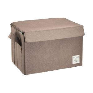 東洋ケース ストレリアナチュレ ボックスM ダークグレー 33×22×22cm ESTN-CBM-DGY 収納ボックス ラック収納 ナチュラル シンプル
