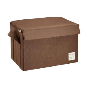 東洋ケース ストレリアナチュレ ボックスM ブラウン 33×22×22cm ESTN-CBM-BR  収納ボックス ラック収納
