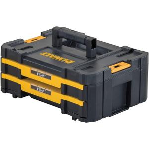 【在庫有・即納】  【送料無料】 デウォルト(DeWALT)  TSTAK チェスト 2Drawers DEWALT DWST17804 収納ケース 工具収納 工具箱 ツールボックス｜daiyu8