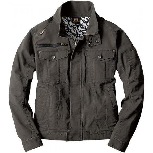 コーコス信岡 GLADIATOR ストレッチ コードピケ ジャケット 長袖 アーミー LL GA-3...