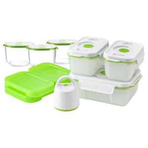 ショップジャパン フォーサ角型セット FOS-WS02 真空保存 コードレス ワンプッシュ 収納 電子レンジOK ShopJapan