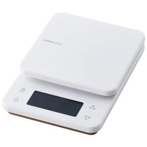 エレコム キッチンスケール カロリー計算機能 ホワイト 白 HCS-KSA02WH キッチン 軽量 健康管理 ご飯 カロリー 測る 3kg 最小表示0.5g｜daiyu8