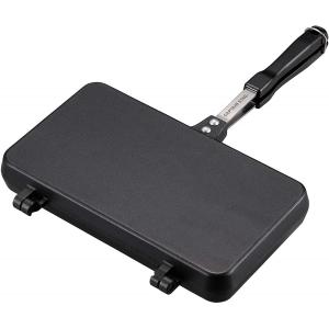 キャプテンスタッグ BBQ用 キャストアルミ ホットサンドトースター ホットサンドメーカー トーストメーカー マルチ フッ素樹脂加工